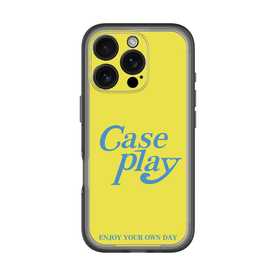 Slim Protection Premium Case［ Original - ENJOY YOUR OWN DAY - Yellow ］