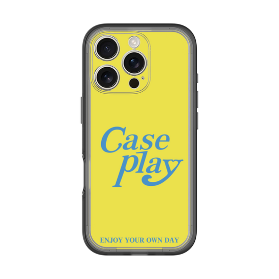 Slim Protection Premium Case［ Original - ENJOY YOUR OWN DAY - Yellow ］