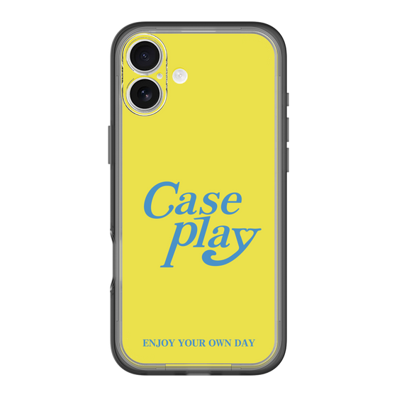 Slim Protection Premium Case［ Original - ENJOY YOUR OWN DAY - Yellow ］