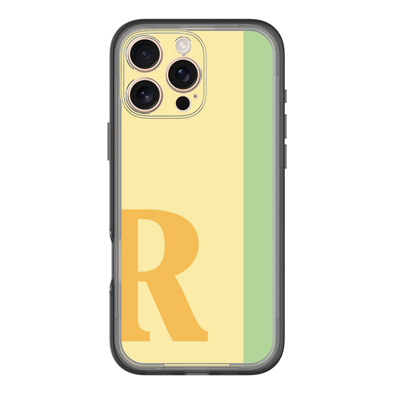 Slim Protection Premium Case［ オリジナル - initial color line - R yellow ］