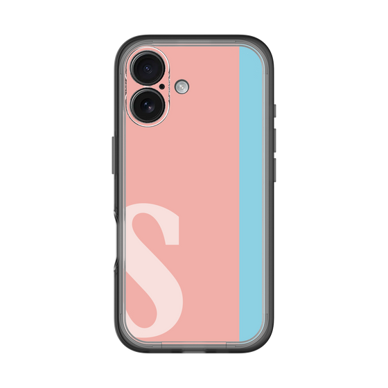 Slim Protection Premium Case［ オリジナル - initial color line - S pink ］