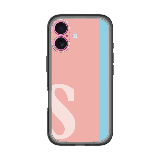 Slim Protection Premium Case［ オリジナル - initial color line - S pink ］