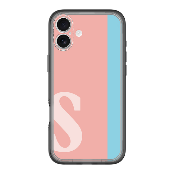 Slim Protection Premium Case［ オリジナル - initial color line - S pink ］