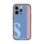 Slim Protection Premium Case［ オリジナル - initial color line - S blue ］