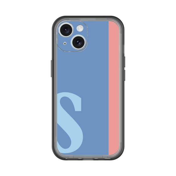 Slim Protection Premium Case［ オリジナル - initial color line - S blue ］