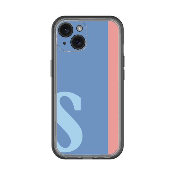 Slim Protection Premium Case［ オリジナル - initial color line - S blue ］