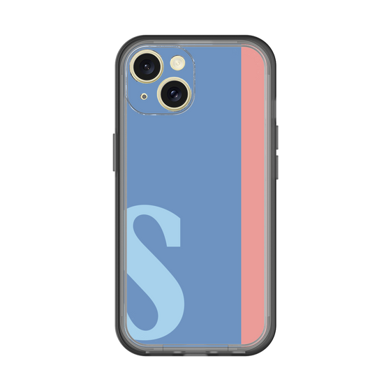 Slim Protection Premium Case［ オリジナル - initial color line - S blue ］
