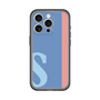 Slim Protection Premium Case［ オリジナル - initial color line - S blue ］