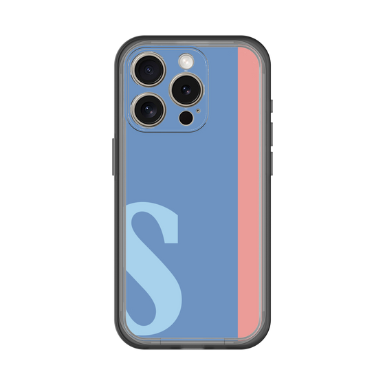 Slim Protection Premium Case［ オリジナル - initial color line - S blue ］