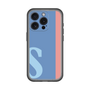Slim Protection Premium Case［ オリジナル - initial color line - S blue ］