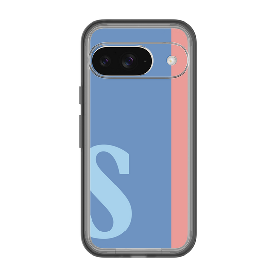 Slim Protection Premium Case［ オリジナル - initial color line - S blue ］