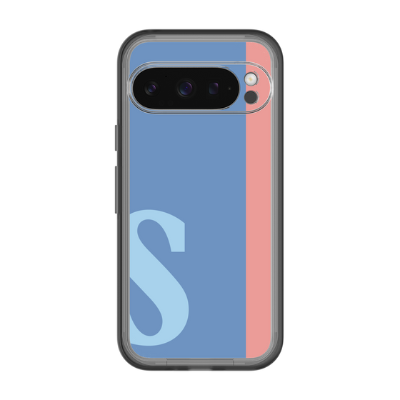 Slim Protection Premium Case［ オリジナル - initial color line - S blue ］