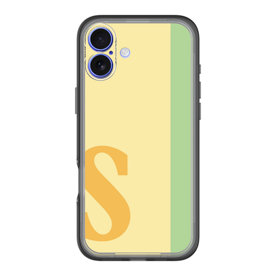 Slim Protection Premium Case［ オリジナル - initial color line - S yellow ］