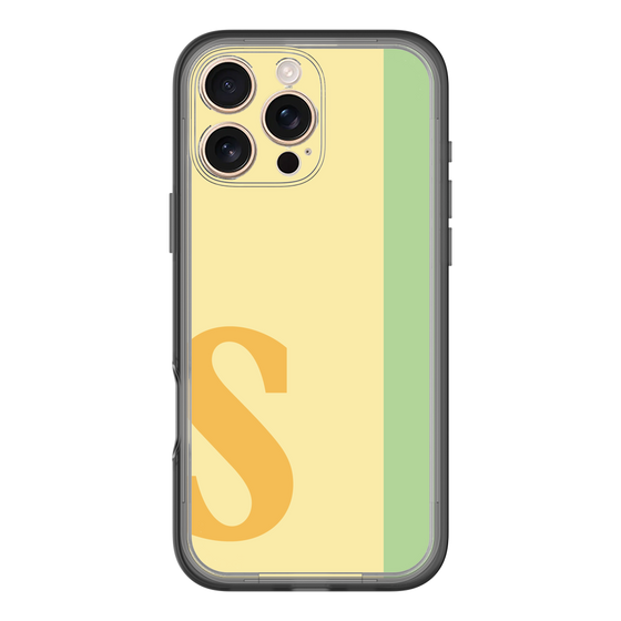 Slim Protection Premium Case［ オリジナル - initial color line - S yellow ］