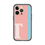 Slim Protection Premium Case［ オリジナル - initial color line - T pink ］