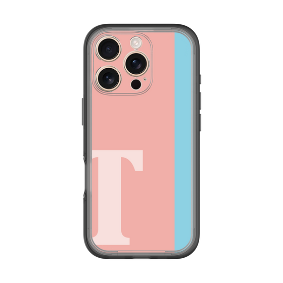 Slim Protection Premium Case［ オリジナル - initial color line - T pink ］