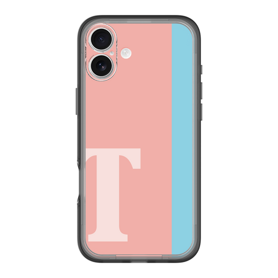 Slim Protection Premium Case［ オリジナル - initial color line - T pink ］