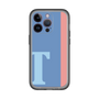 Slim Protection Premium Case［ オリジナル - initial color line - T blue ］