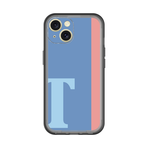 Slim Protection Premium Case［ オリジナル - initial color line - T blue ］