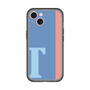 Slim Protection Premium Case［ オリジナル - initial color line - T blue ］