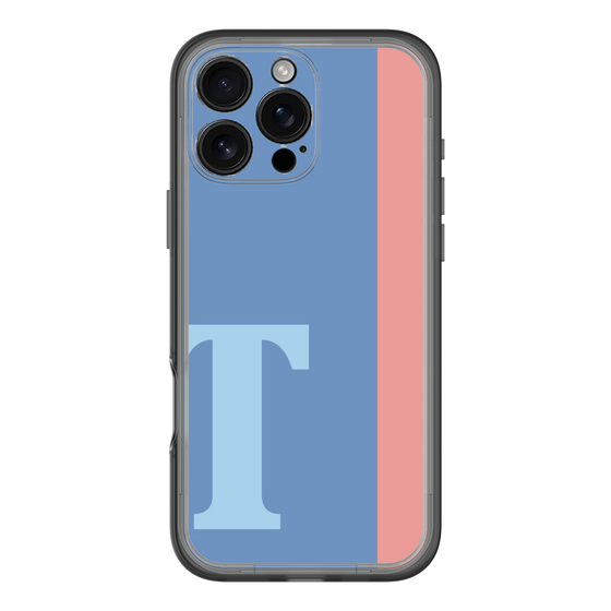 Slim Protection Premium Case［ オリジナル - initial color line - T blue ］