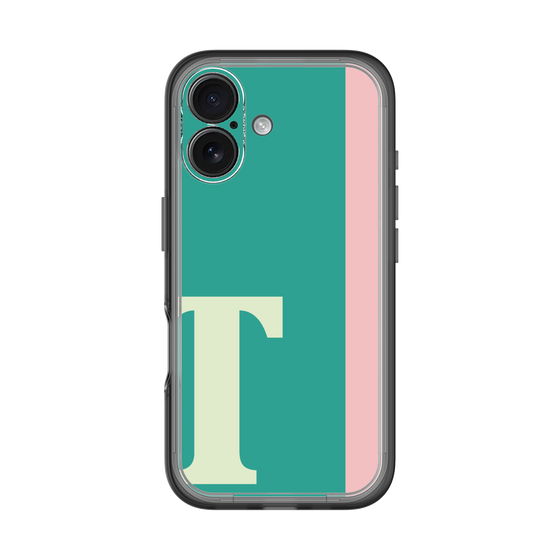Slim Protection Premium Case［ オリジナル - initial color line - T green ］