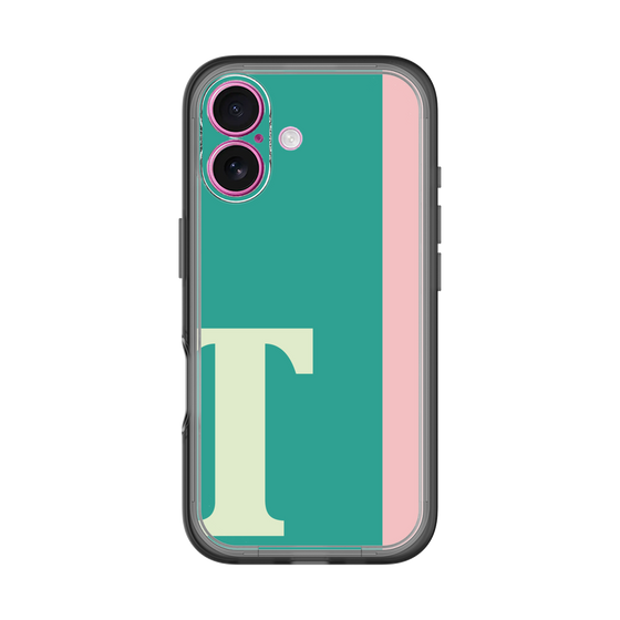 Slim Protection Premium Case［ オリジナル - initial color line - T green ］