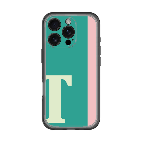 Slim Protection Premium Case［ オリジナル - initial color line - T green ］