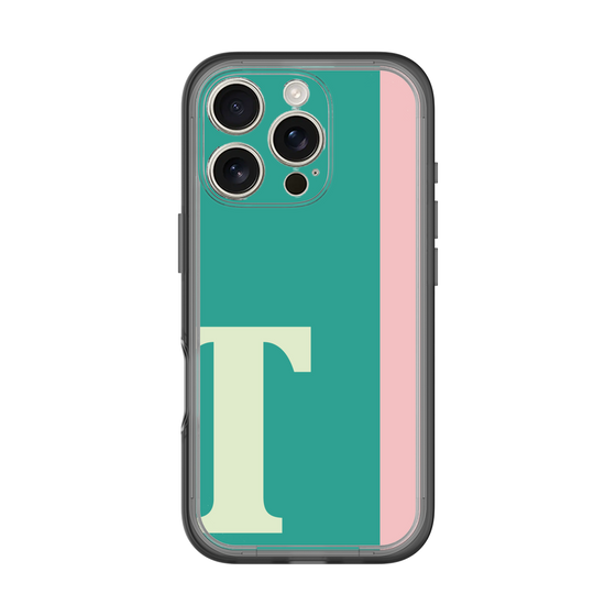 Slim Protection Premium Case［ オリジナル - initial color line - T green ］