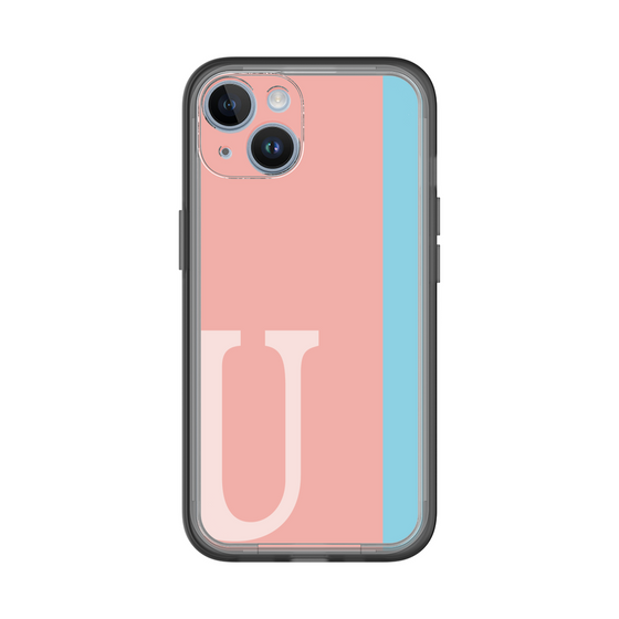 Slim Protection Premium Case［ オリジナル - initial color line - U pink ］
