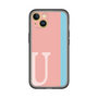 Slim Protection Premium Case［ オリジナル - initial color line - U pink ］