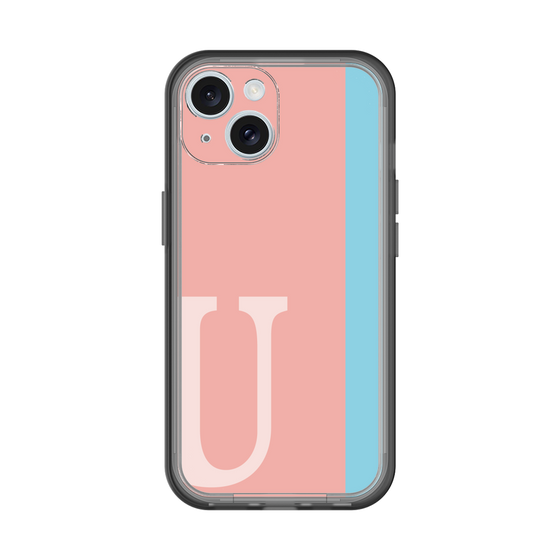 Slim Protection Premium Case［ オリジナル - initial color line - U pink ］