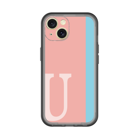 Slim Protection Premium Case［ オリジナル - initial color line - U pink ］