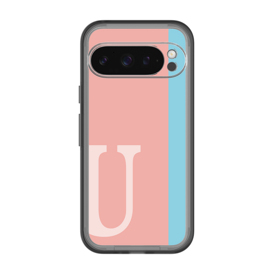 Slim Protection Premium Case［ オリジナル - initial color line - U pink ］