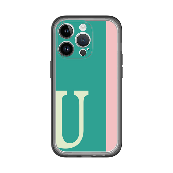 Slim Protection Premium Case［ オリジナル - initial color line - U green ］