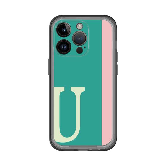 Slim Protection Premium Case［ オリジナル - initial color line - U green ］