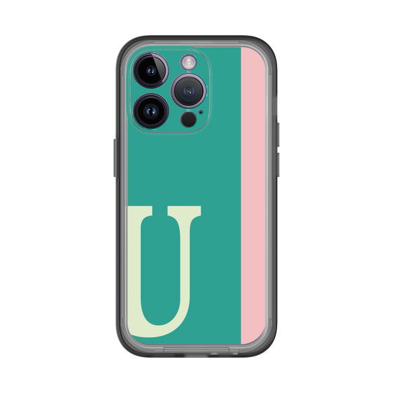 Slim Protection Premium Case［ オリジナル - initial color line - U green ］