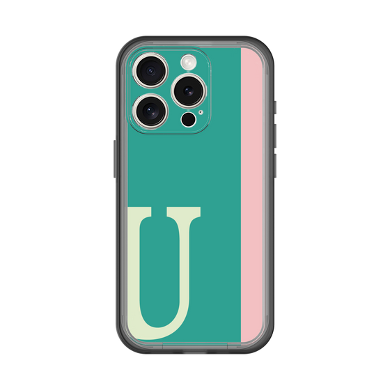 Slim Protection Premium Case［ オリジナル - initial color line - U green ］