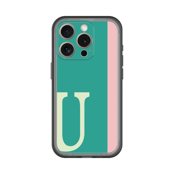 Slim Protection Premium Case［ オリジナル - initial color line - U green ］