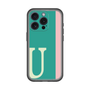 Slim Protection Premium Case［ オリジナル - initial color line - U green ］