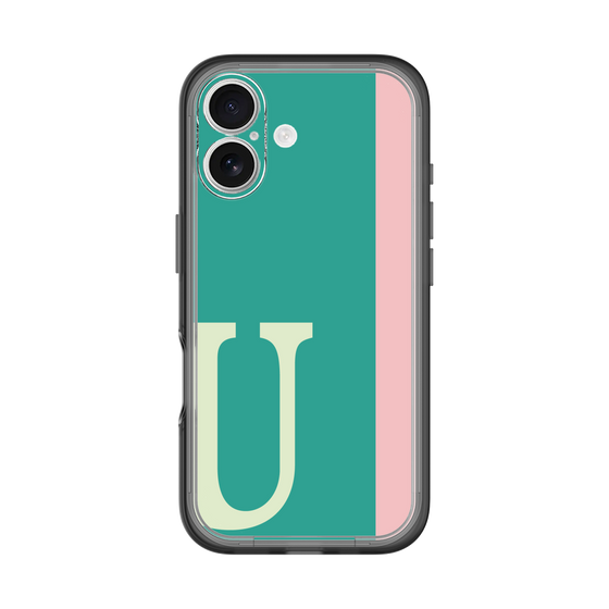 Slim Protection Premium Case［ オリジナル - initial color line - U green ］