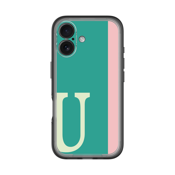 Slim Protection Premium Case［ オリジナル - initial color line - U green ］