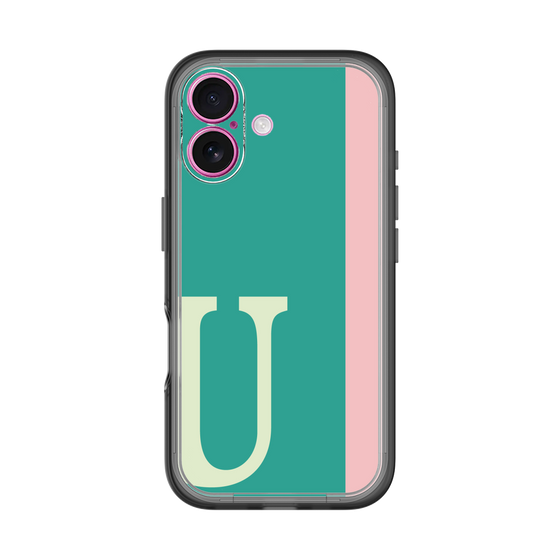 Slim Protection Premium Case［ オリジナル - initial color line - U green ］