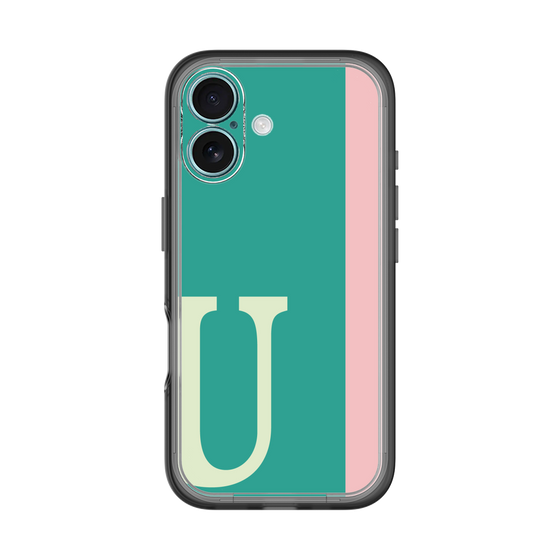 Slim Protection Premium Case［ オリジナル - initial color line - U green ］