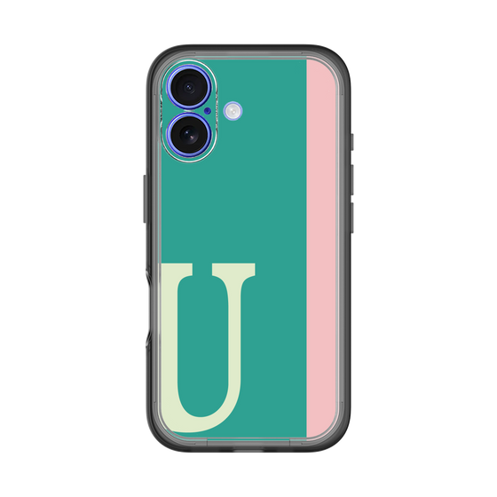 Slim Protection Premium Case［ オリジナル - initial color line - U green ］