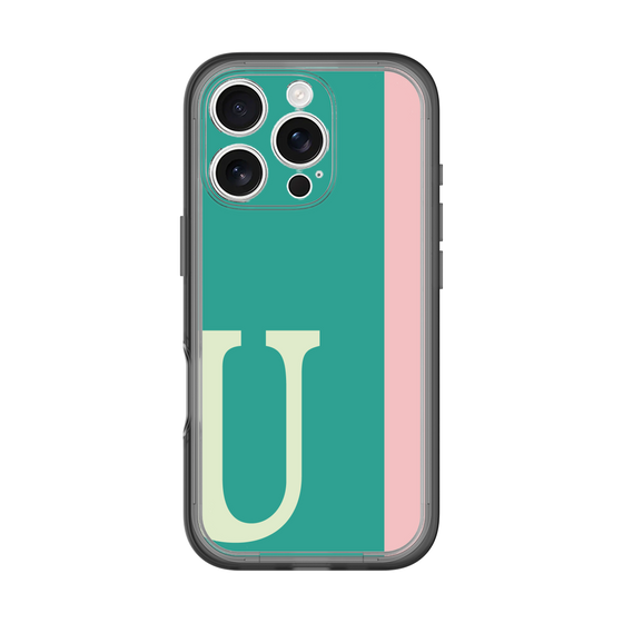 Slim Protection Premium Case［ オリジナル - initial color line - U green ］
