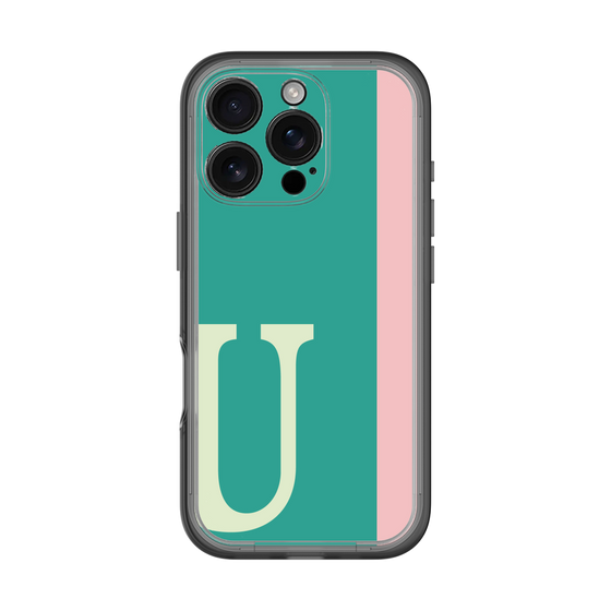 Slim Protection Premium Case［ オリジナル - initial color line - U green ］