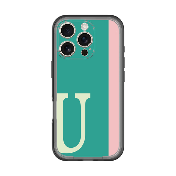 Slim Protection Premium Case［ オリジナル - initial color line - U green ］