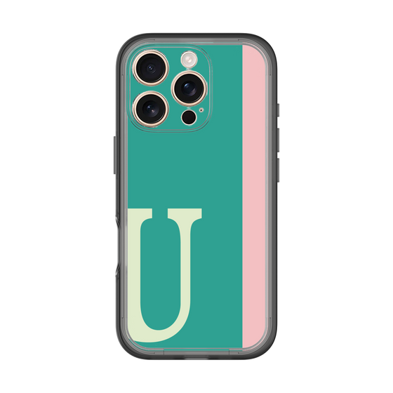 Slim Protection Premium Case［ オリジナル - initial color line - U green ］