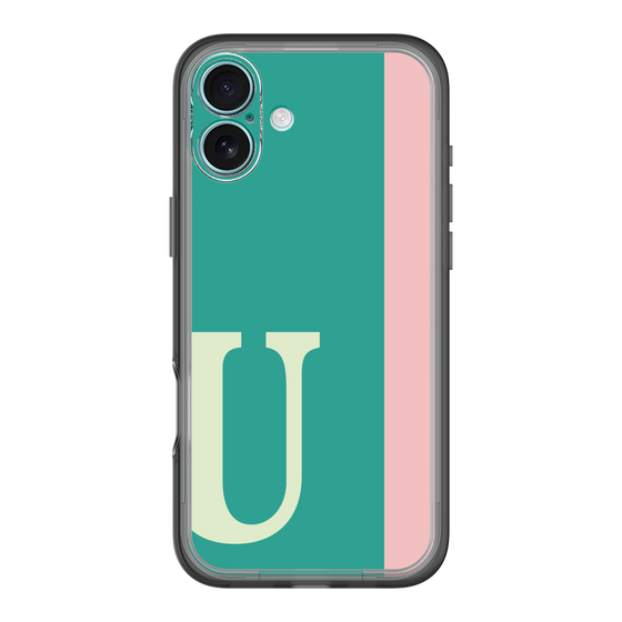 Slim Protection Premium Case［ オリジナル - initial color line - U green ］